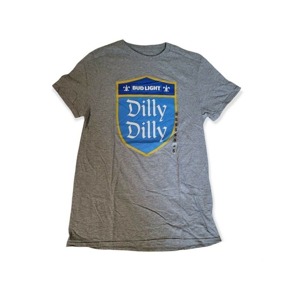 Bud Light "Dilly Dilly" Official Brand Gray T-Shir